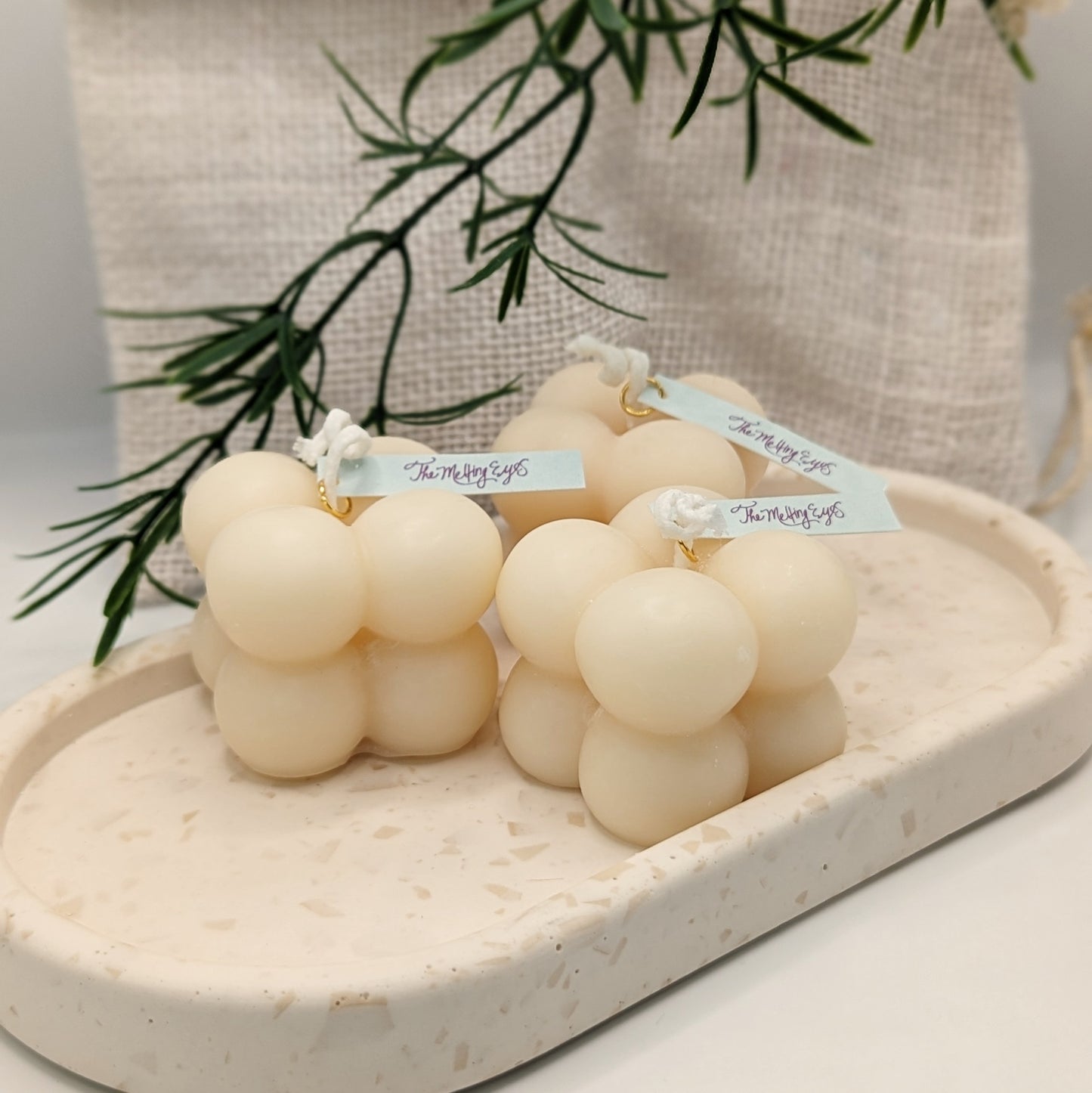 MINI BUBBLE CANDLE SET