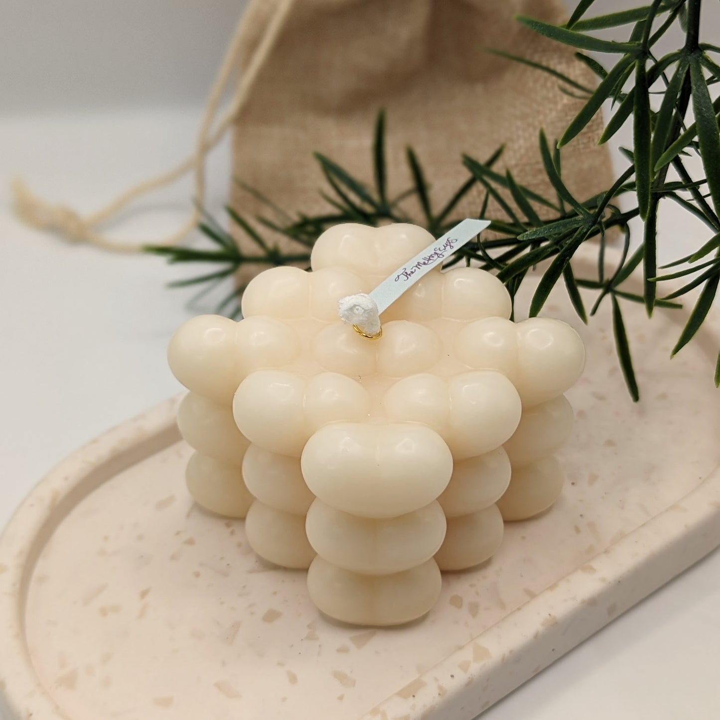 BUBBLE HEART CANDLE