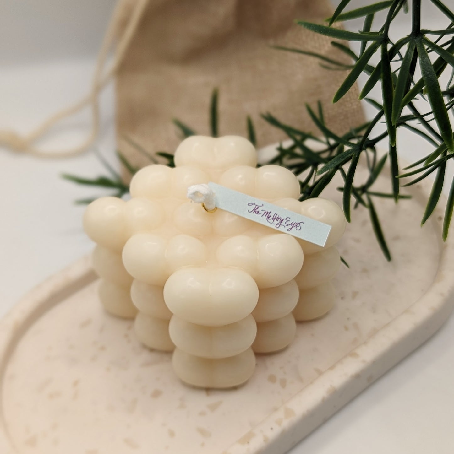 BUBBLE HEART CANDLE