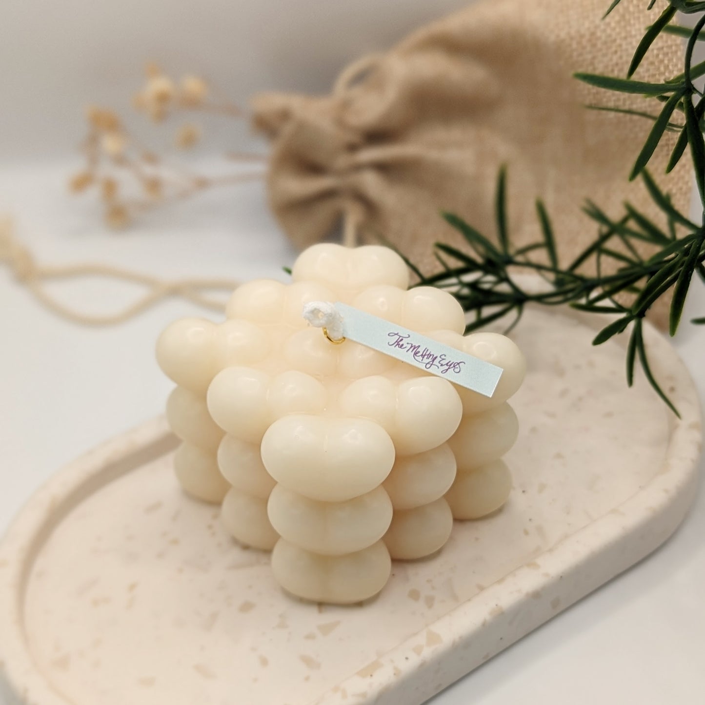 BUBBLE HEART CANDLE
