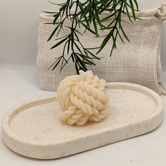 WOOL KNOT CANDLE