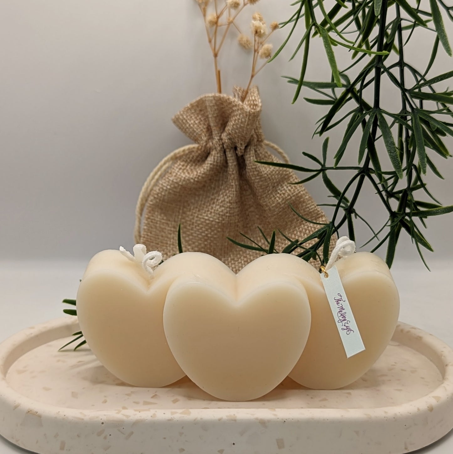 THREE HEARTS CANDLE