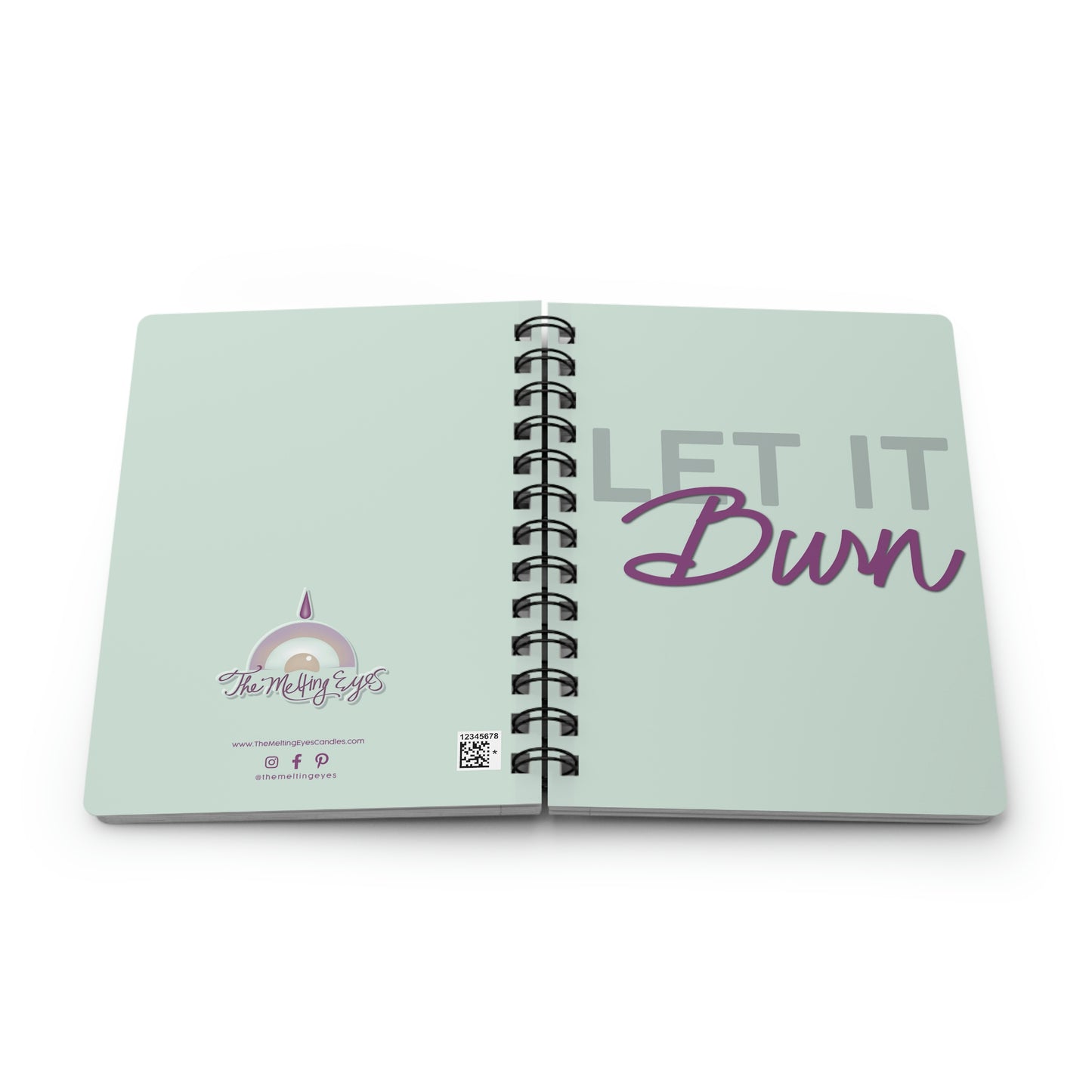 LET IT BURN - SPIRAL BOUND NOTEBOOK